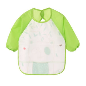 New Arrival Baby Bibs Waterproof Kid Eating Clothing Children's Long Sleeves Feeding Smock Bib Baby Apron Bandana Bebes Bibs