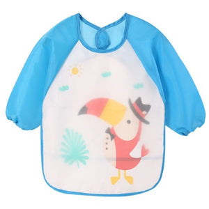 New Arrival Baby Bibs Waterproof Kid Eating Clothing Children's Long Sleeves Feeding Smock Bib Baby Apron Bandana Bebes Bibs
