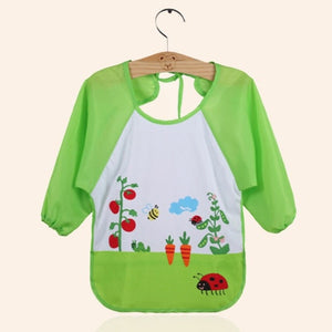 New Arrival Baby Bibs Waterproof Kid Eating Clothing Children's Long Sleeves Feeding Smock Bib Baby Apron Bandana Bebes Bibs