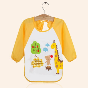 New Arrival Baby Bibs Waterproof Kid Eating Clothing Children's Long Sleeves Feeding Smock Bib Baby Apron Bandana Bebes Bibs
