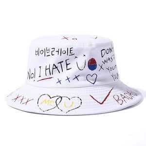 Summer  Bucket Hat for men women Fashion cotton reversible Bob Femme Caps Panama sad boys fold Sun  beach fisherman hat