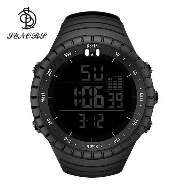 Senors Digital Watch Sport Men Outdoor Waterproof Digital Watches LED Electronic Wristwatch Military Alarm Male Clock Relogio