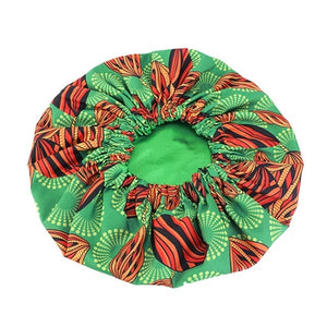 New Extra Large Satin Lined Bonnet Women Big Size Beauty Print Satin Silk Bonnet Sleep Night Cap Head Cover Bonnet Hat Wholesale