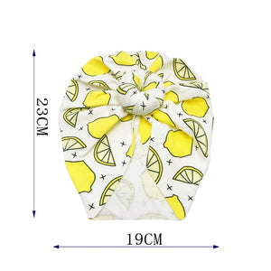 Knot Bow Baby Hat Toddler Flower Turban 6m-18m Baby Turban Hats Infant Babes Beanie Cap