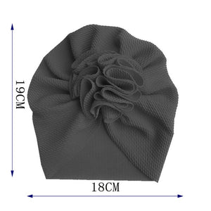 Knot Bow Baby Hat Toddler Flower Turban 6m-18m Baby Turban Hats Infant Babes Beanie Cap