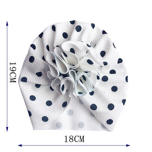 Knot Bow Baby Hat Toddler Flower Turban 6m-18m Baby Turban Hats Infant Babes Beanie Cap