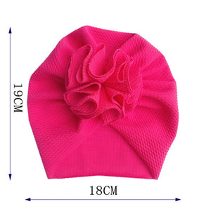 Knot Bow Baby Hat Toddler Flower Turban 6m-18m Baby Turban Hats Infant Babes Beanie Cap
