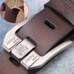 Men PU Genuine Leather Belt Luxury Brand Alloy Metal Pin Buckle Designer Belts Cowskin Strap Male for Jeans Cintos Masculinos